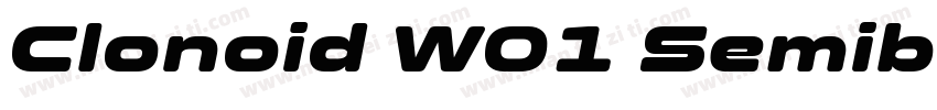 Clonoid W01 Semibold字体转换
